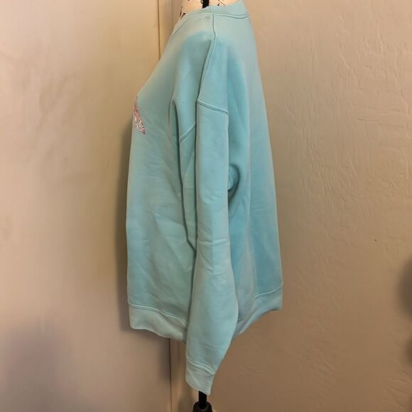 Vintage Guess Blue Distressed Pullover Sweatshirt - Picture 2 of 10